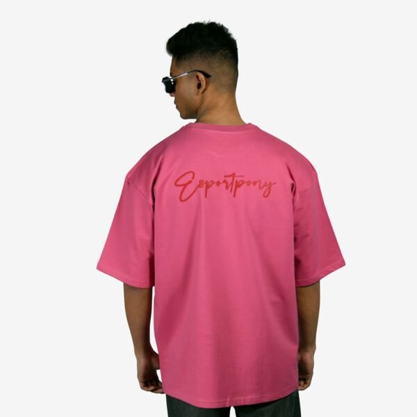 Pink Oversized T-shirt - Image 3