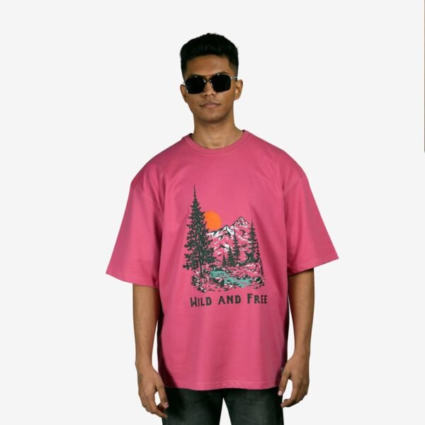 Pink Oversized T-shirt - Image 6