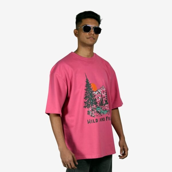 Pink Oversized T-shirt - Image 5